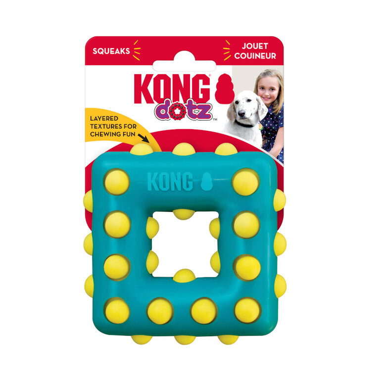 Kong Dotz Square Mordedor para cães, , large image number null